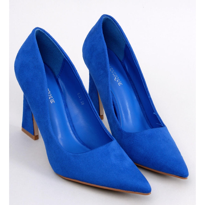Valli Royal Blue pumps med klackar blå 1