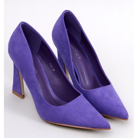 Valli Purple pumps med klackar purpur 1