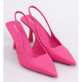 Donell Open Heel Pumps Fuchsia rosa 1
