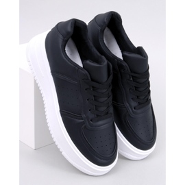 Secada Black sneakers med hög sula svart 1