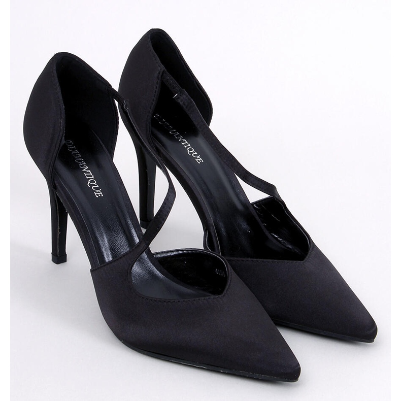 Vintoni Black asymmetriska höga klackar för kvinnor svart 1