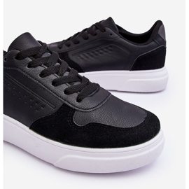 WJ1 Svarta Castiel-sportskor med snörning för män 2