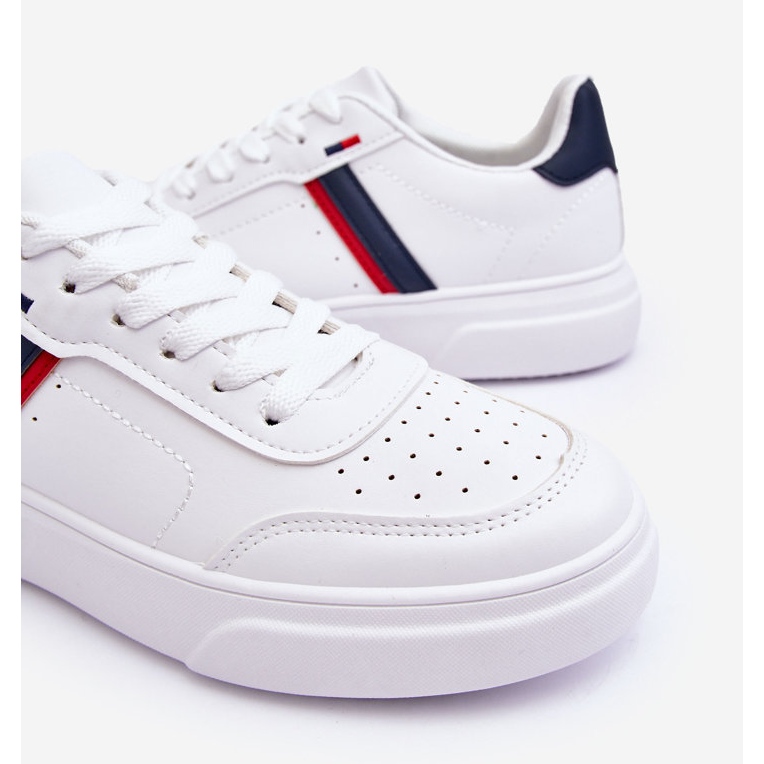 WJ1 Klassiska sportskor för män Vita och Marinblå Enrique 2