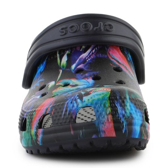 Crocs Classic Dino Clog Jr 208303-4LF tofflor svart 1