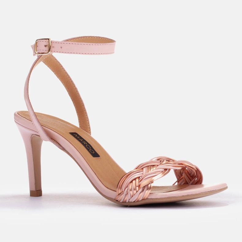 Marco Shoes Sandaler med flätat band rosa 1
