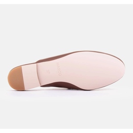 Marco Shoes Tofflor med dekoration brun 2