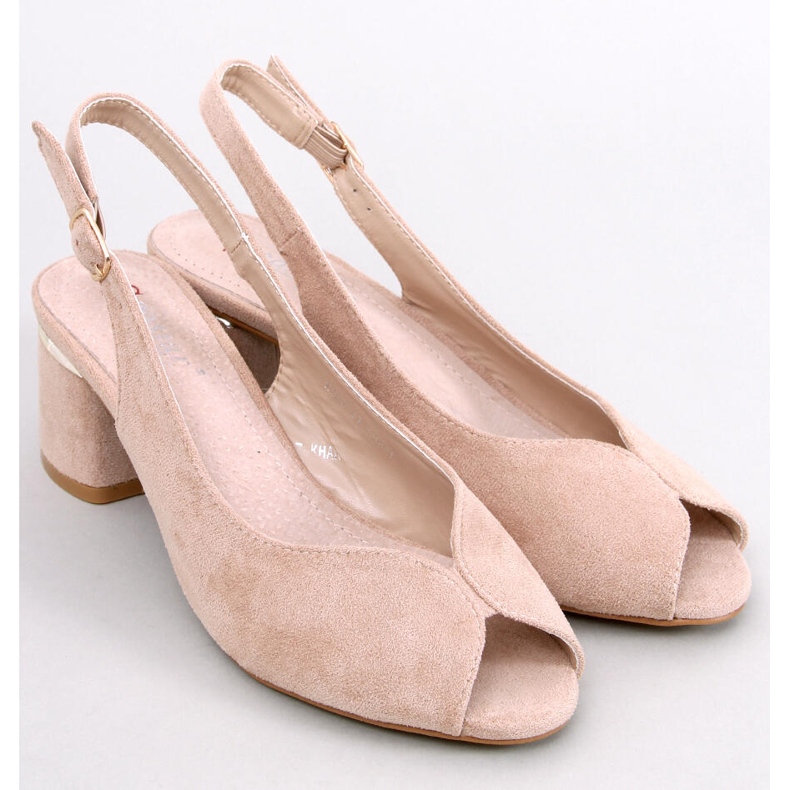 Seastar Venus Khaki sandaler med klack beige 1