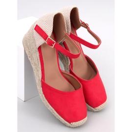 Platten Red wedge espadrilles röd 1