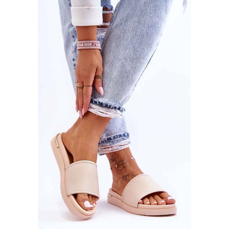 Platformtofflor dam Big Star LL274933 Beige 1