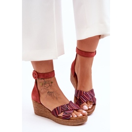 Maciejka Mocka Kilsandaler 04565-44 Röd 2