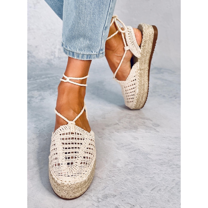 Yaweh Beige espadrillor för kvinnor 2