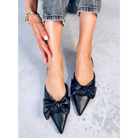 Balettkläder med öppen klack Loon Black svart 1