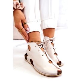 Maciejka 03426-25 Ljus skinnstövlar Ljus beige 4