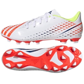 Adidas Predator Edge.4 FxG M GW0989 fotbollsskor vit vit 3