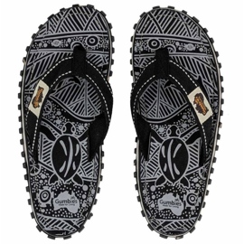 Gumbies Islander Flip Flops G-IS-UNI-BLSIG svart 1