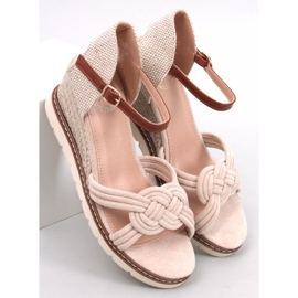 Tedder Beige kilasandaler 1