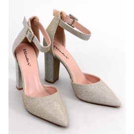 Midnight LT.GOLD iriserande blockhälpumpar gyllene 1