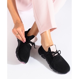 Shelovet svarta lätta sportskor 1