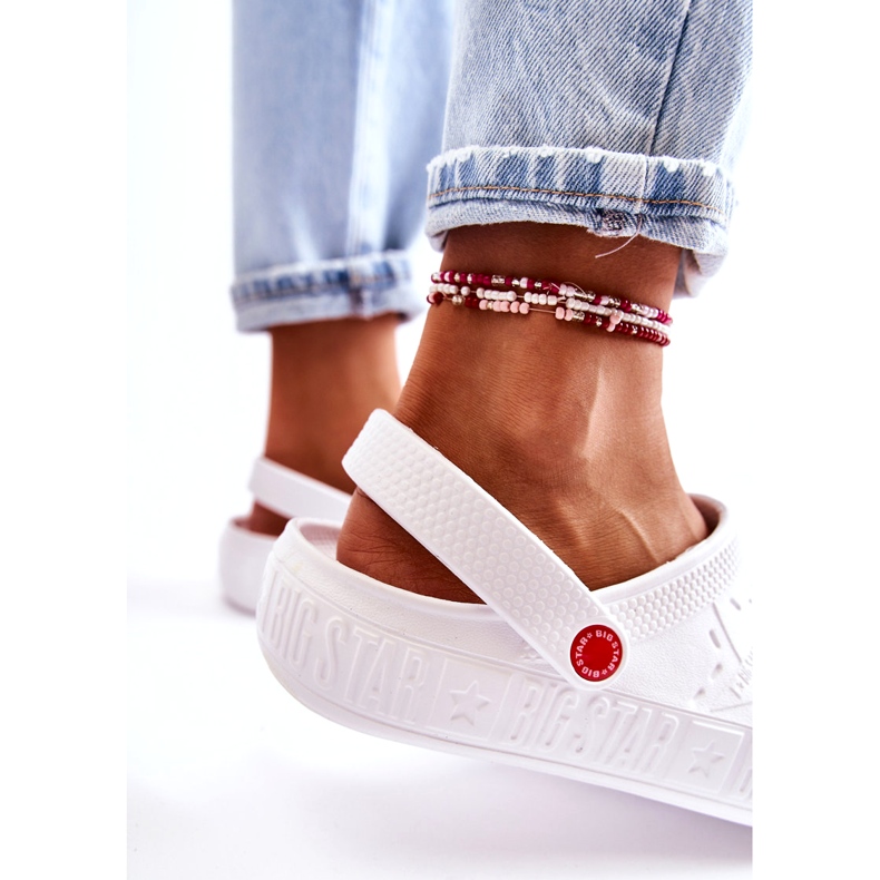 Lätt tofflor för dam Kroks Big Star II275003 Vit 5