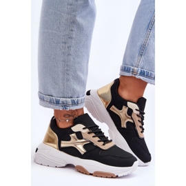 PS1 Sneakers med snörning för kvinnor Svarta Cortes 1