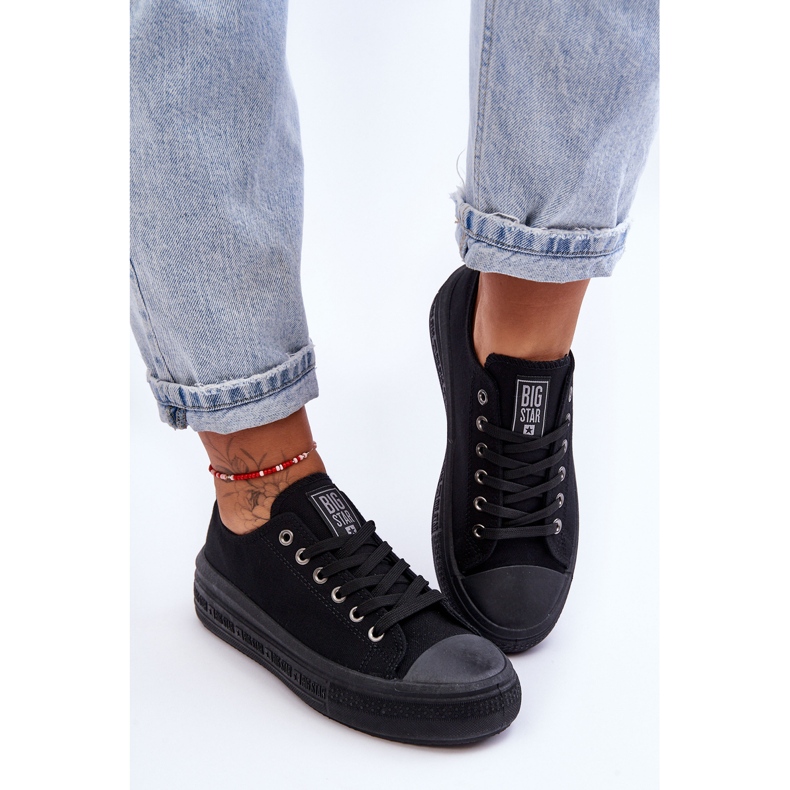 Big Star Platform Sneakers för kvinnor LL274A176 Svart 1