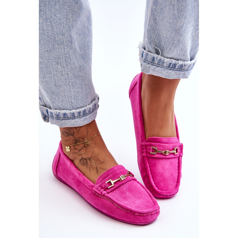 Klassiska Loafers i mocka för kvinnor Rosa Corinell 2