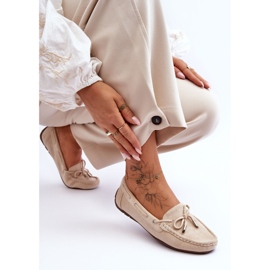 Loafers i mocka för kvinnor Beige Si Passione 1