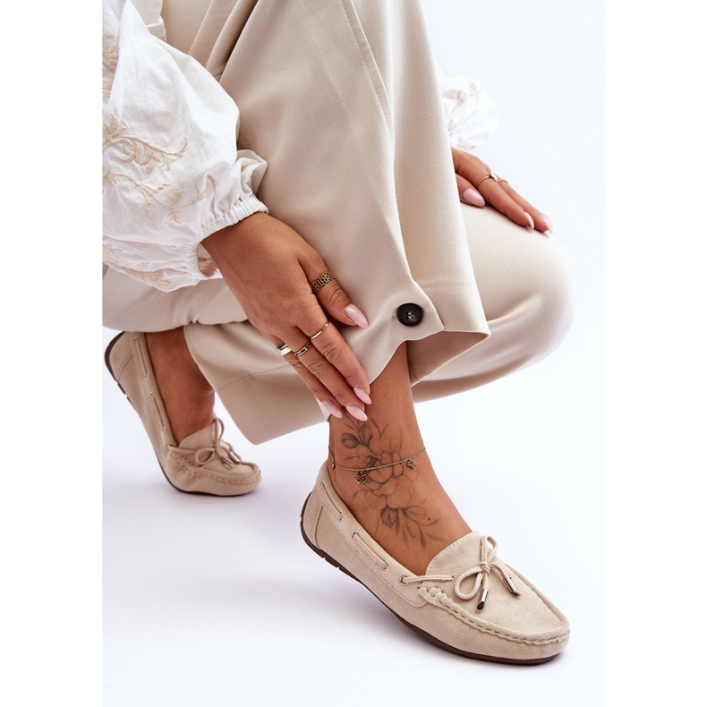 Loafers i mocka för kvinnor Beige Si Passione 1