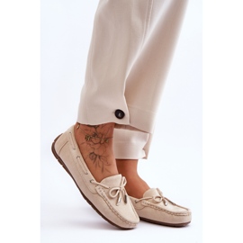 Loafers i mocka för kvinnor Beige Si Passione 2