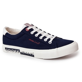 Cross Jeans Herrskors jeans JJ1R4028C Navy Blue Sneakers blå 1