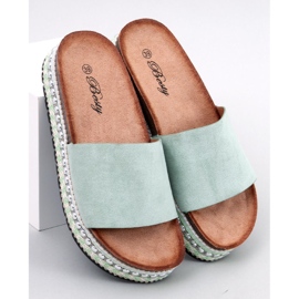 Donnie Green utsmyckade sandaler grön 1