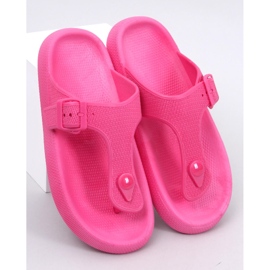 Sadier Fuchsia flipflops i mjuk skum rosa 1