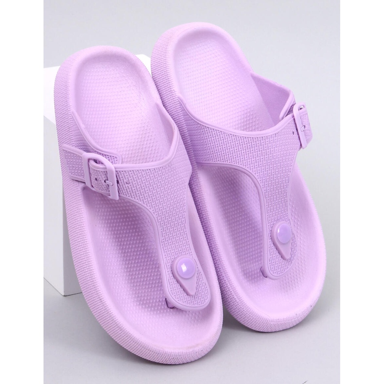 Sadier Lila flip-flops i mjuk skum purpur 1