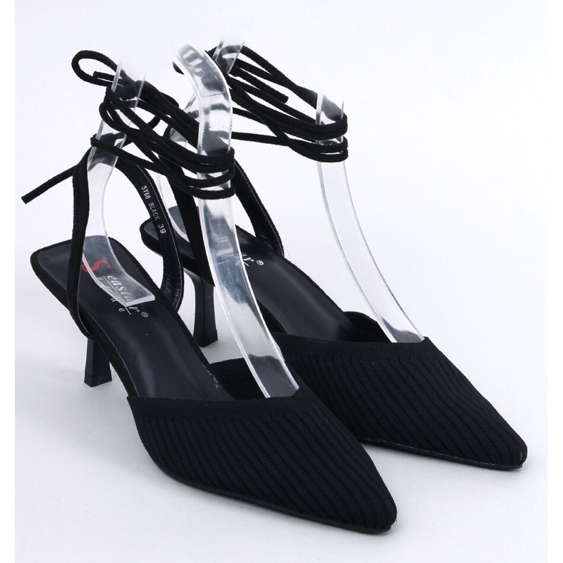 Cordier Svarta strumpastift med öppen häl 1