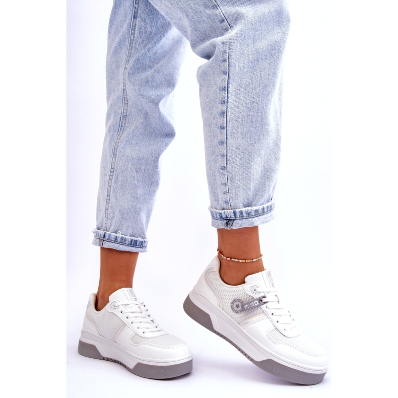 Classic Sneakers Memory Foam System Big Star LL274A024 Vit 2