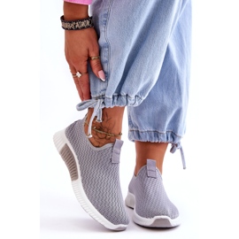 Klassiska Slip-On Sportskor Grå 5