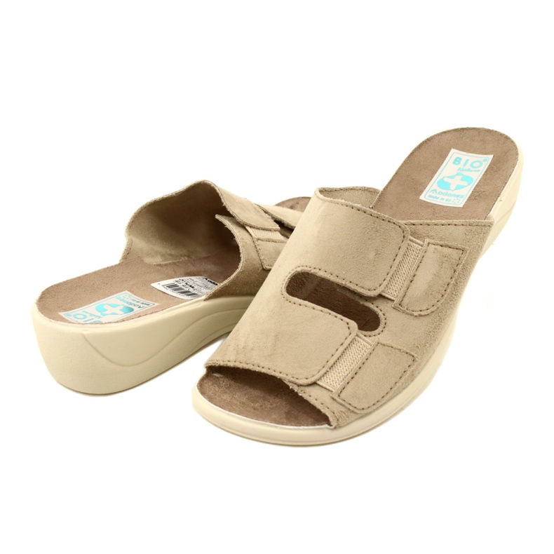 Adanex Dam BIO Nature 26023 beige flipflops 4