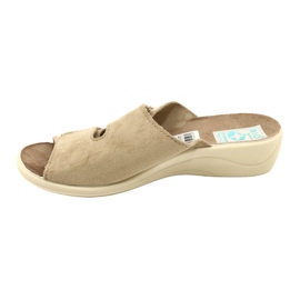 Adanex Dam BIO Nature 26023 beige flipflops 2