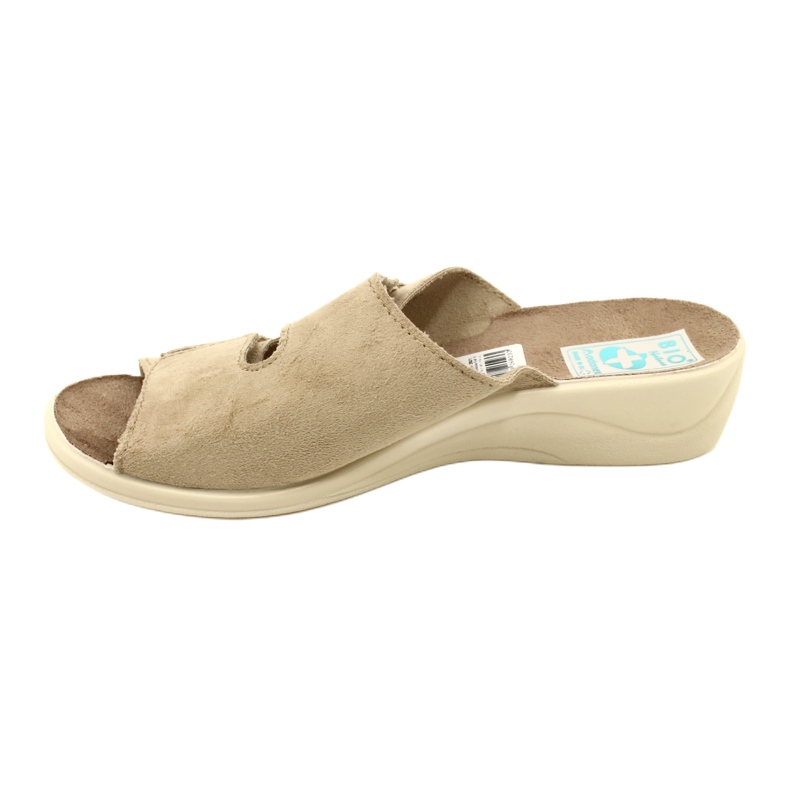 Adanex Dam BIO Nature 26023 beige flipflops 2