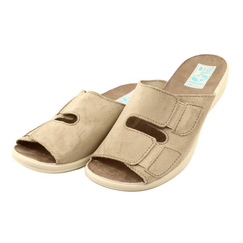 Adanex Dam BIO Nature 26023 beige flipflops 3