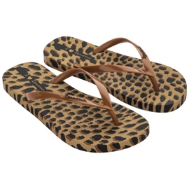 Ipanema Animale Print Ii Fem Flip Flops W 83306 AJ138 brun 1