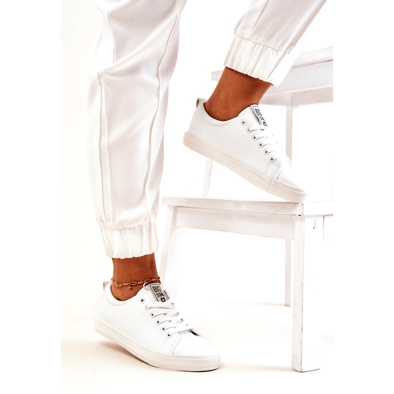 Läder Sneakers Big Star JJ274311 Vit 7