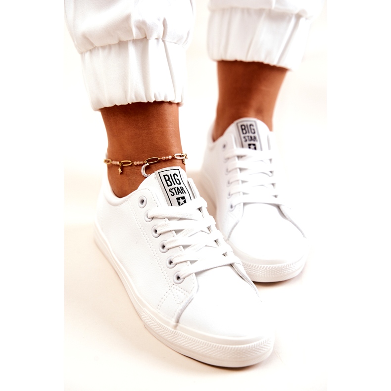 Läder Sneakers Big Star JJ274311 Vit 6