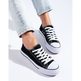 Svarta Shelovet sneakers för kvinnor 1