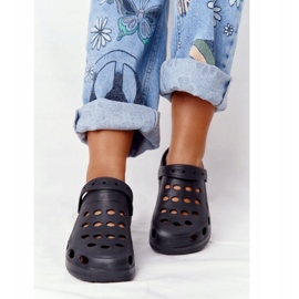 Flameshoes Kvinnors svarta skum tofflor eva svart 4