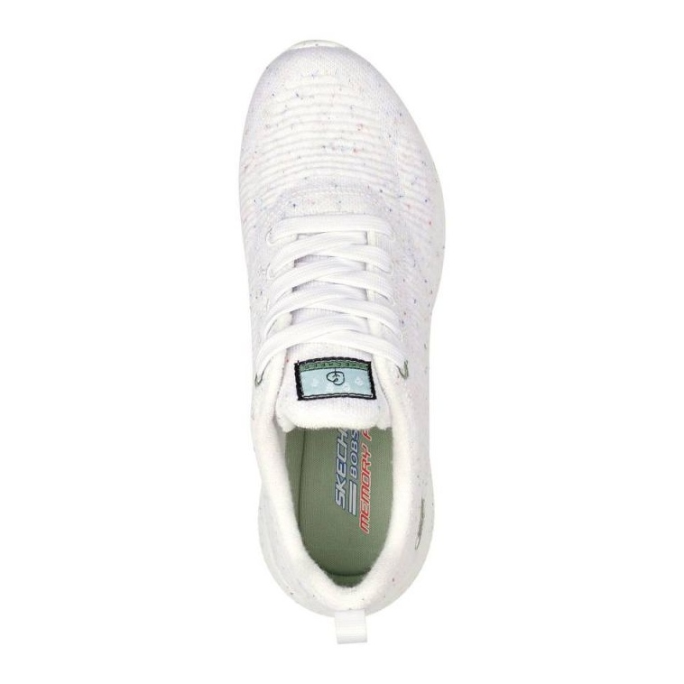 Skechers Bobs Squad-Reclaim Life Shoes W 117282/WHT vit 1