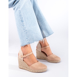 Shelovet espadrillor för kvinnor beige 1