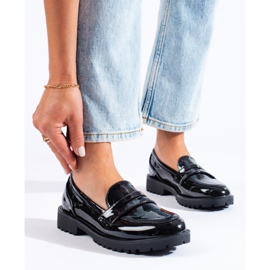 Kvinnors svartlackade skor Shelovet 1