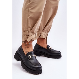 PS1 Klassiska plattform Loafers för damer Black Miracle svart 1