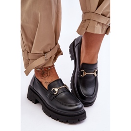 PS1 Klassiska plattform Loafers för damer Black Miracle svart 2